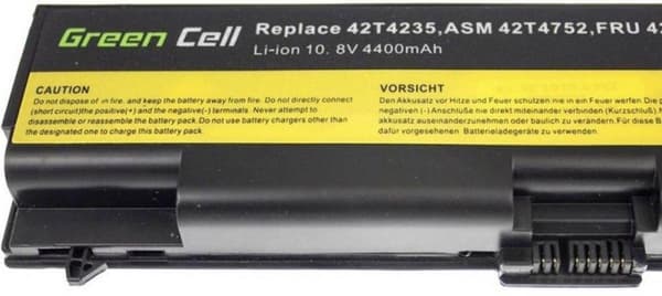 Green Cell LE05 notebook reservedel Batteri