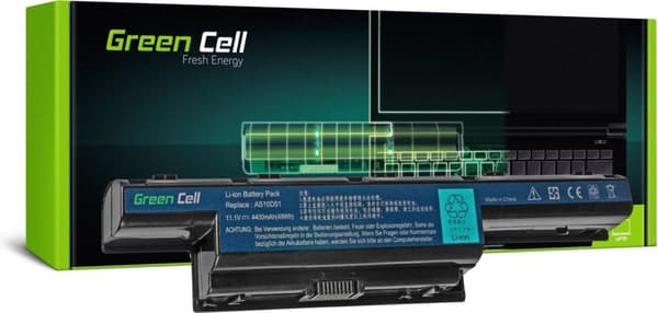 Green Cell AC06 notebook reservedel Batteri