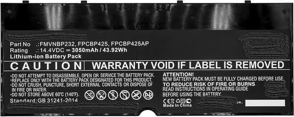 CoreParts MBXFU-BA0027 notebook reservedelsbatteri (MBXFU-BA0027)