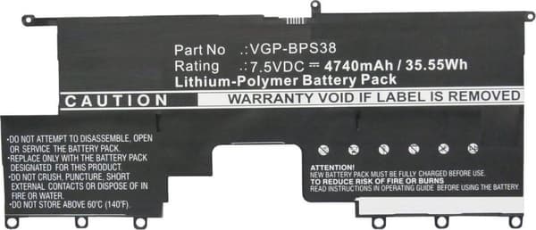 CoreParts MBXSO-BA0057 notebook reservedel Batteri/Batteri