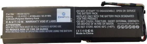 CoreParts MBXRZ-BA0009 - Batteri - Razer - Blade Base 2018 RZ09-02705E76-R3U1 - RZ09-02705E75 - RZ09-02705E75-R341 - RZ09-02705E76-R3U1 - RZ09-02705E7
