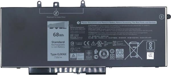 Dell-batteri 68Wh 4Cell, GD1JP