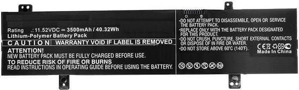 CoreParts Laptop-batteri til Asus 40WH Li-Pol 11,52V 3,5Ah til, W125873132 (40WH Li-Pol 11,52V 3,5Ah til Asus, F505ZA, F505ZA-BQ117T, F505ZA-DB31)