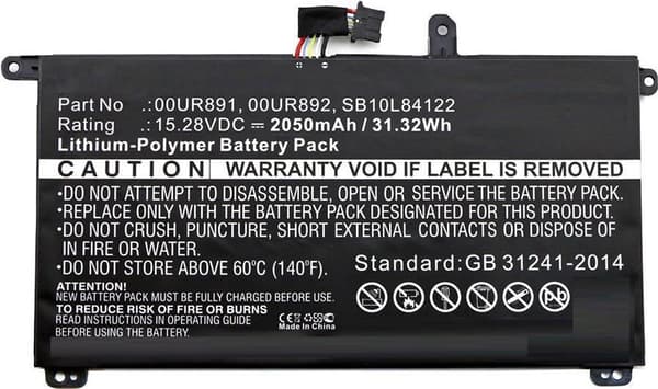 CoreParts MBXLE-BA0142 - Batteri - Lenovo - T570 - ThinkPad T570 - ThinkPad T570 20H9003ACD - ThinkPad T570 20H9003BCD (MBXLE-BA0142)