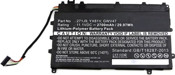 CoreParts MBXDE-BA0106 notebook reservedel Batteri/Batteri