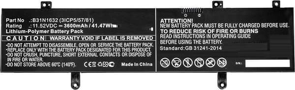 CoreParts MBXAS-BA0081 - Batteri - ASUS - Vivobook 14 - X405 - X405UA - X405UQ - X405UR - X405UR-3B - ZenBook X405 - ZenBo (MBXAS-BA0081)