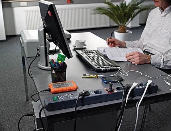 Brennenstuhl 1159490936 Master/slave stikkontakt 8-vejs antracit PG stik 1 stk.