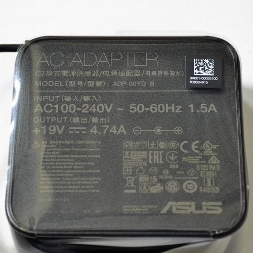Asus AC ADAPTER 90W 19V (0A001-00055100) Svart