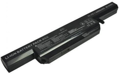 CoreParts Laptop-batteri til Clevo 49WH 6Cell Li-ion 11,1V 4,4Ah, MBXCL-BA0006 (49WH 6Cell Li-ion 11,1V 4,4Ah Sort, W540eu, W540, W550, W550eu, W550eu