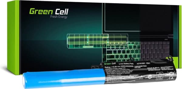 GREEN CELL batteri til Asus Vivobook Max F541N F541U X541N X541S X541U / 11,1V 2200mAh