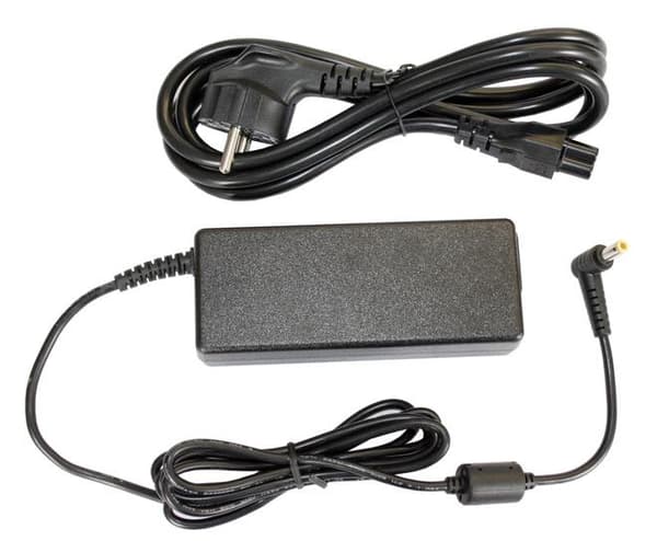 Shuttle PE90 - Strømforsyning - AC 100-240V - 90 watt - Europa - til Shuttle DS61, DS81, XH61, XH61V Sort