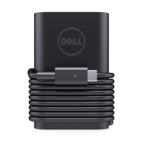Dellin USB-C-verkkolaite - virtalähde - 45 wattia - Eurooppa - malleihin Latitude 5285 2-in-1, 5289 2-in-1, 7285 2-in-1, 7370, XPS 13 9365 2-in-1 musta