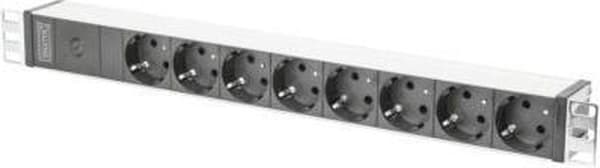 Digitus DN-95410-R strømfordeling 1U Sort 8 AC stikkontakt(er) Sort