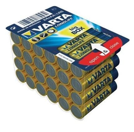 Varta Alkaliparisto AA | 1.5 V DC | 24 Kpl pakkaus