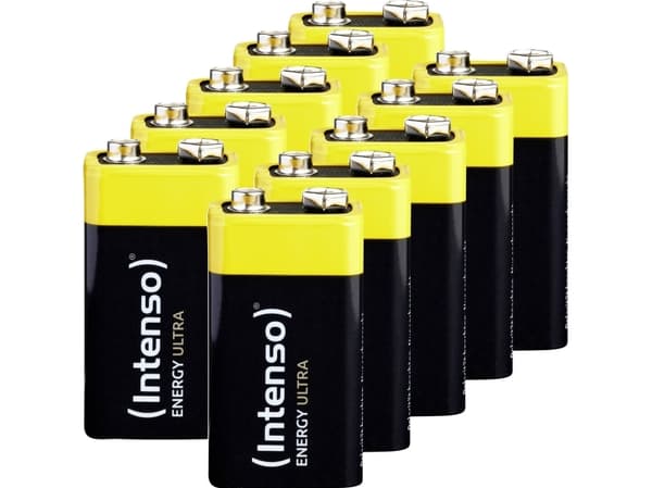 Intenso 7501451MP 9 V-blokbatteri Alkali-mangan 560 mAh 9 V 10 stk