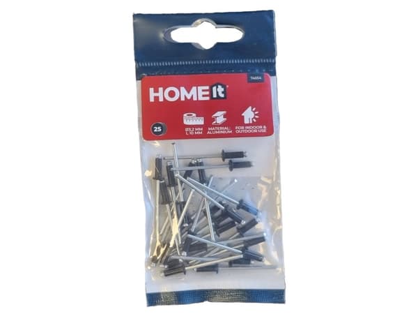 HOME It® popnitte Ø3,2×L10 mm - sort - 25 stk.