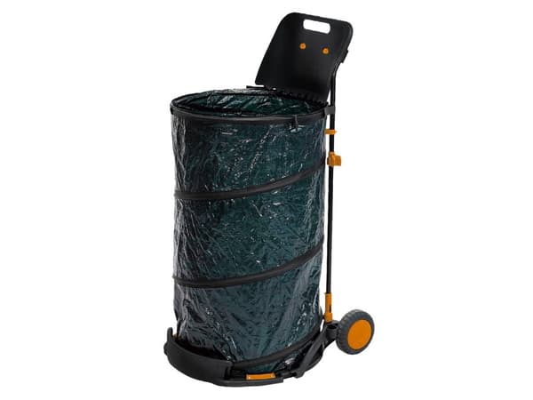 Green&gt;it® hopfällbar trädgårdsavfallskorg med uppsamlare 150 liter