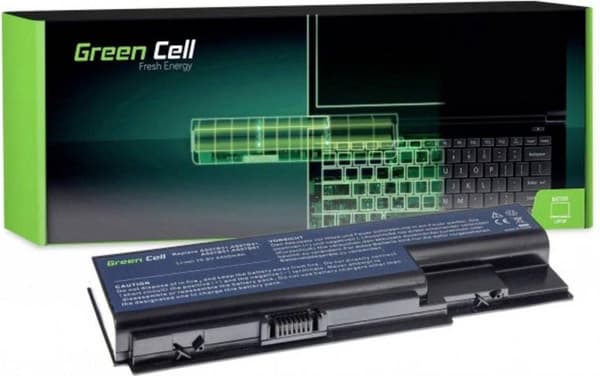 GREEN CELL batteri til Acer Aspire 5520 AS07B31 AS07B32 / 11,1V 4400mAh