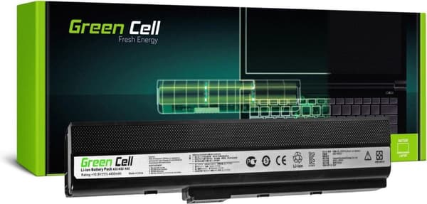 GREEN CELL-batteri för Asus A32-K52 K52 X52 A52 / 11,1V 4400mAh