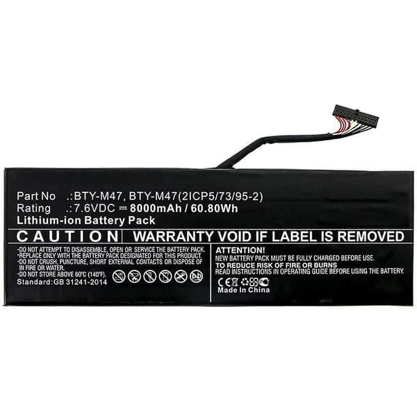 CoreParts MBXMSI-BA0009 notebook reservedelsbatteri (MBXMSI-BA0009)
