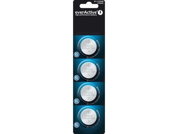 EverActive Mini CR3032 lithium batteries blister 4 pcs.