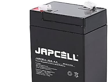 Japcell JC6-4.5 6V 4,5Ah AGM blybatteri