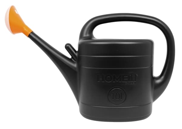 HOME It® vandkande med brusehoved 10 liter sort