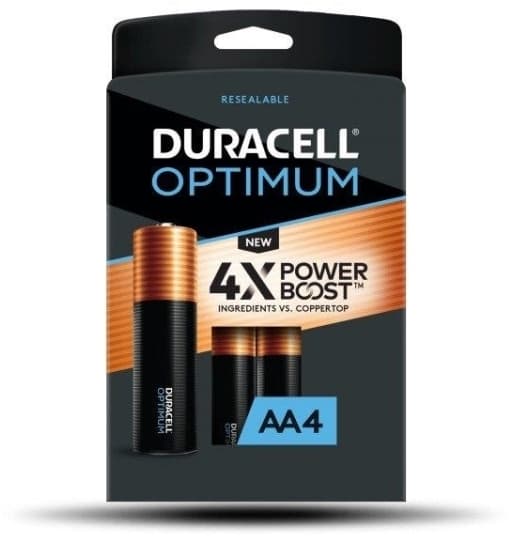 Duracell Network Camera License Duracell OPTIMUM AA Alkaline Battery 4 pcs. [321|1]