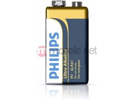 Philips ExtremeLife+ 6LR61E1B - Batteri 9V - alkaliskt