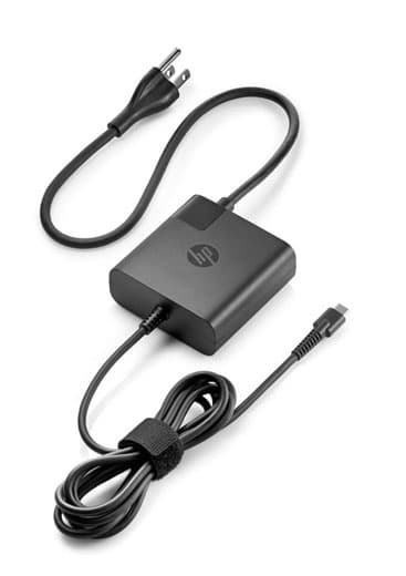 HP CETO 65-W USB-C-strömadapter (L65505-003) Svart