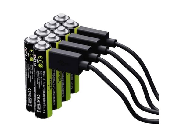 Verico LoopEnergy USB-C USB-C®-batteri Litium 600 mAh 1.5 V 8 stk