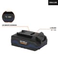 Miniatyrbillede 10 af 11: FERM CDA1130 Batteri – 20V - 2.0Ah Li-Ion - ACC