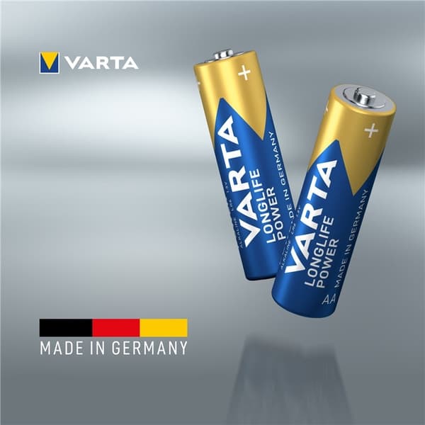 Varta LR6/AA (Mignon) (4906) batteri, 12 st. box alkaliskt manganbatteri, 1,5 V