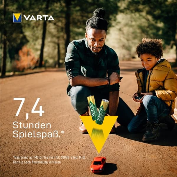 Varta AA (Mignon)/HR6 (56706) oppladbart batteri - 2100 mAh, 2 stk. blister med lav selvutlading NiMH-batteri (Ready-to-Use), 1,2 V