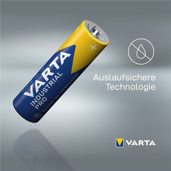 Varta LR6/AA (Mignon) (4006) batteri, 10 stk. box alkaline mangan batteri, 1,5 V
