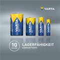 Miniatyrbillede 8 af 8: Varta LR6/AA (Mignon) (4006) batteri, 10 stk. box alkaline mangan batteri, 1,5 V