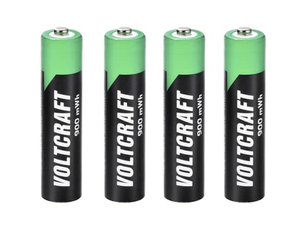 VOLTCRAFT HR03 Genopladeligt AAA-batteri NiZn 900 MWh/550 mAh;1.6 V;4 stk