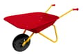Miniatyrbilde 3 av 5: Home it® trillebør til børn 10 liter rød/gul