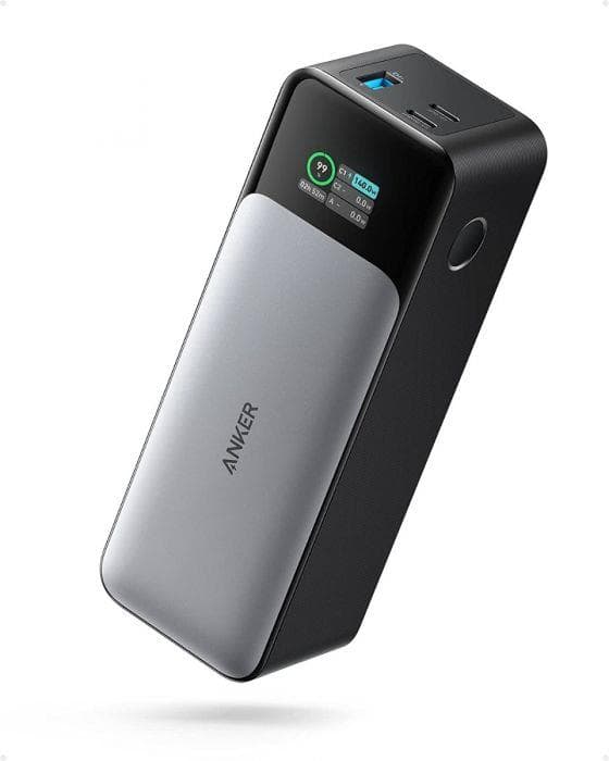 POWER BANK USB 24000MAH/POWERCORE A1289011 ANKER Sort, Sølv