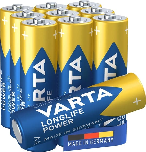 Varta LR6/AA (Mignon) (4906) batteri, 10 stk. blisterpakning alkalisk manganbatteri, 1,5 V