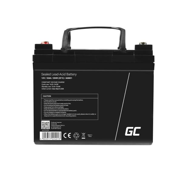 Green Cell AGM21 UPS batteri Forseglet blysyre (VRLA) 12 V 33 Ah