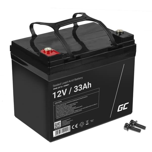 Green Cell AGM21 UPS batteri Forseglet blysyre (VRLA) 12 V 33 Ah