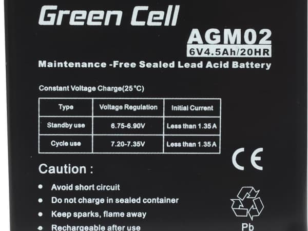 Green Cell AGM02 UPS batteri forseglet blysyre (VRLA)