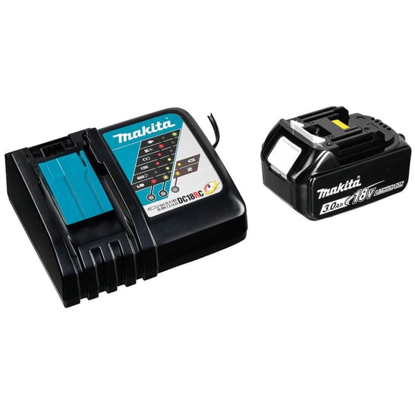 Makita Energy 191a24-4 Bl1830b + Dc18rc Svart