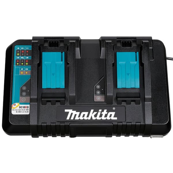Makita Dobbelt Port Dc18rd Sort