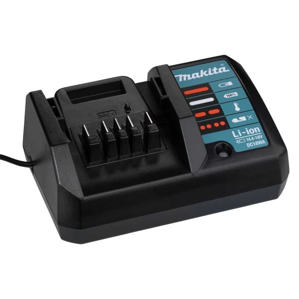 Makita Litium Batteriladdare Dc18wa 14.4-18v Silver