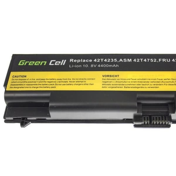 Kannettavan tietokoneen akku Green Cell LE05 Musta 4400 mAh