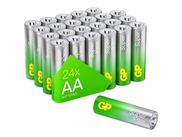 GP Super Alkaline - Batteri 20 x AA-type - Alkalisk
