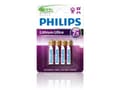 Miniatyrbild 2 av 4: Philips Lithium Ultra FR03LB4A - Batteri 4 x AAA - Li