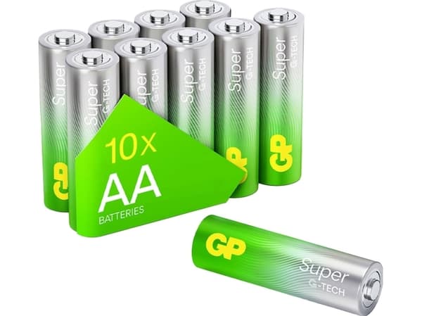 GP Super AA batteri Alkali-mangan 1,5 V 10 stk